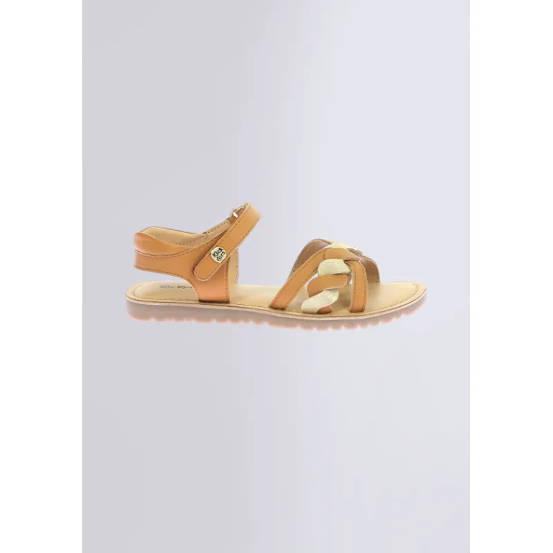 Kickers Sandales Et Nu-Pieds-Betty or Camel
