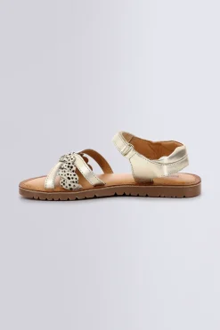 Kickers Sandales Et Nu-Pieds-Betty Pony Or