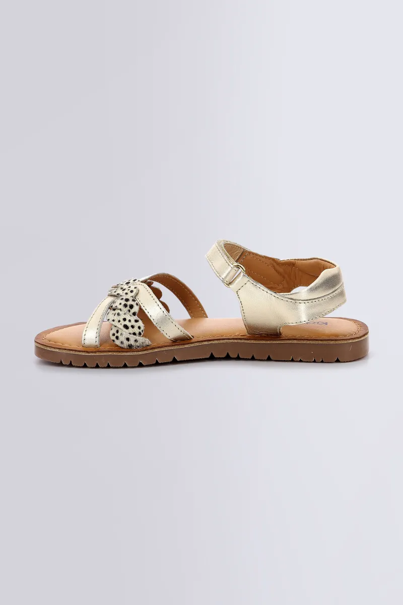Kickers Sandales Et Nu-Pieds-Betty Pony Or