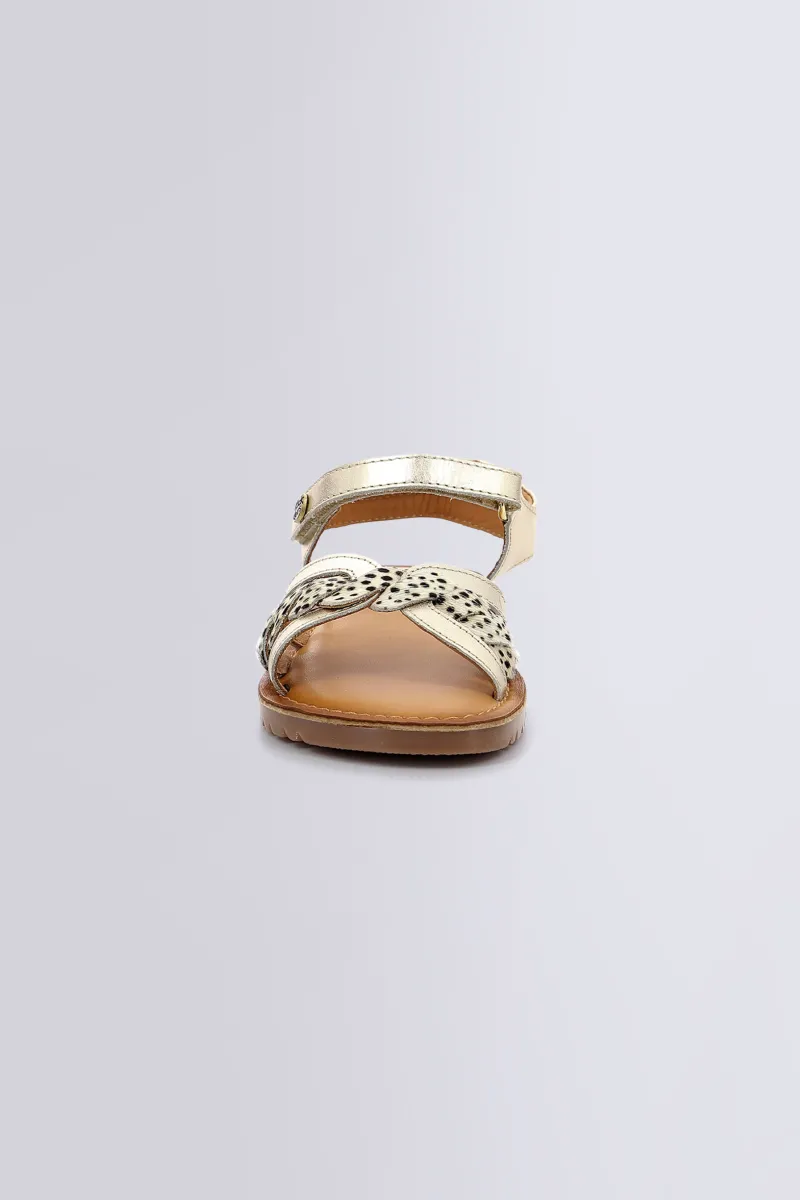 Kickers Sandales Et Nu-Pieds-Betty Pony Or