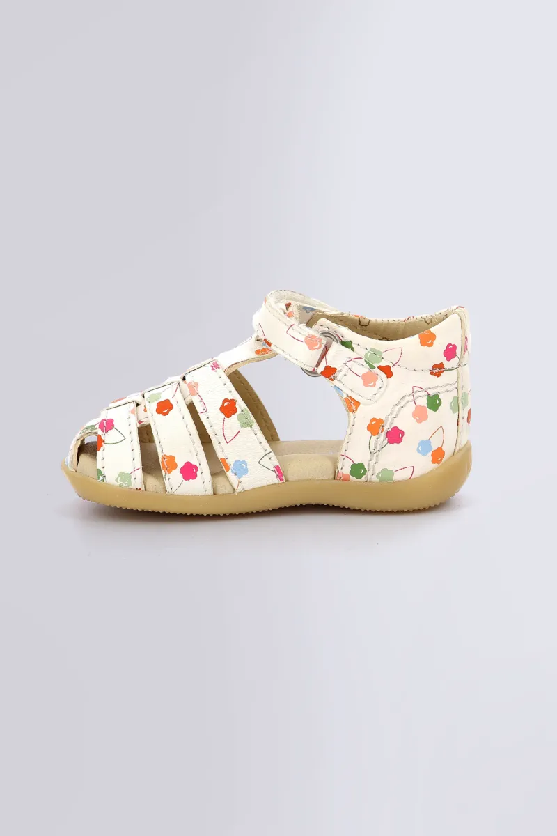 Kickers Sandales|Voûte Plantaire-Bigflo cerise Blanc