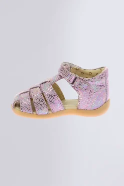 Kickers Sandales|Sandales Et Nu-Pieds-Bigflo argent Rose
