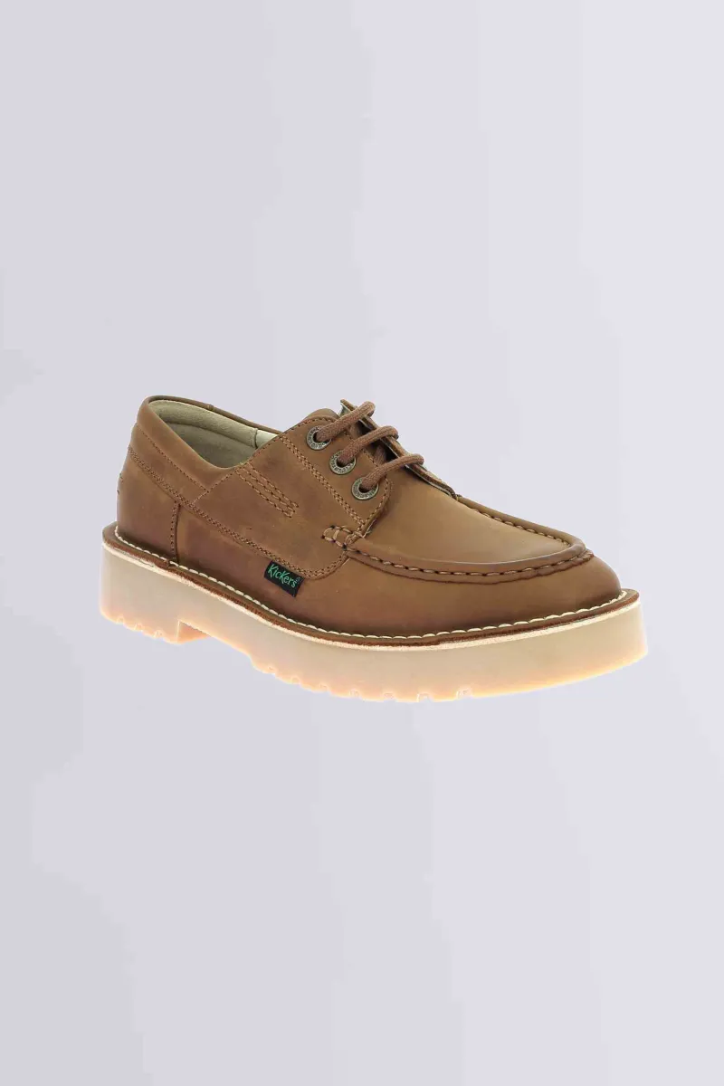 Kickers Derbies-Daltrey Boat Marron