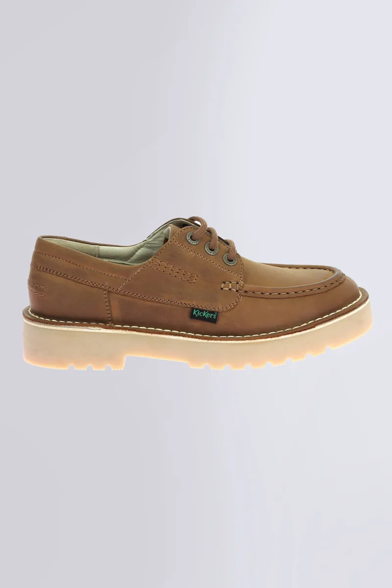 Kickers Derbies-Daltrey Boat Marron
