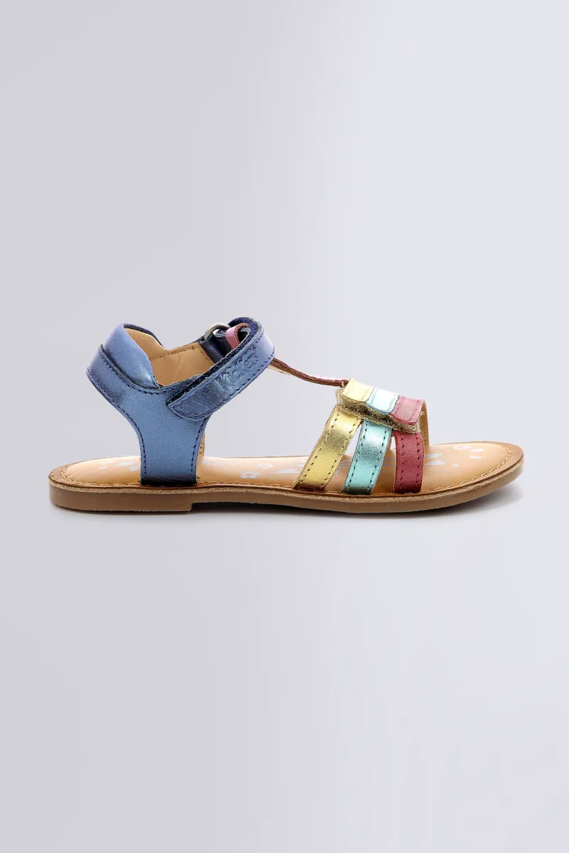 Kickers Sandales Et Nu-Pieds-Diamanto Multicolore