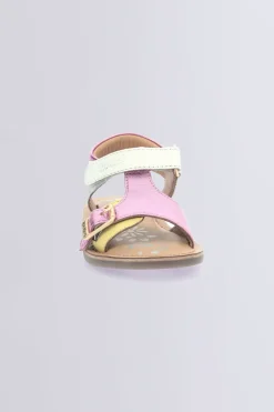 Kickers Sandales Et Nu-Pieds-Diazz Rose (24-34) Blanc