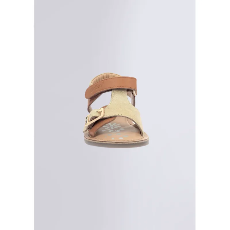 Kickers Sandales-Diazz Or (20-23) Camel