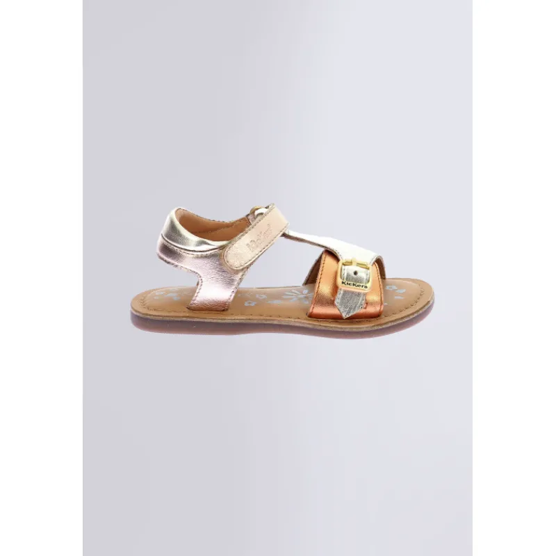 Kickers Sandales Et Nu-Pieds-Diazz Orange (24-34) Cuivre