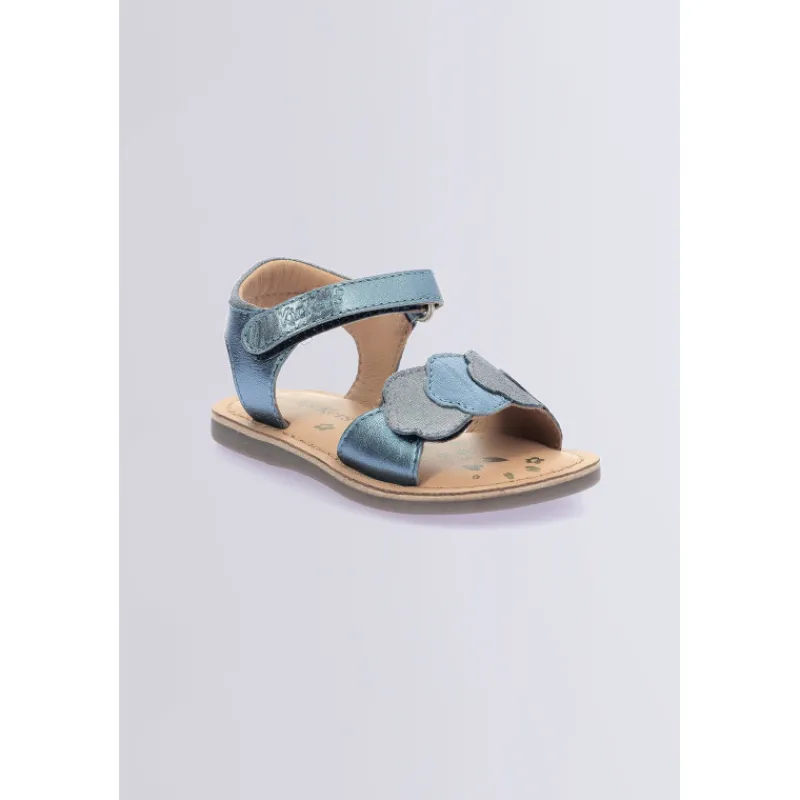 Kickers Sandales Et Nu-Pieds-Dyastar Irisé (24-34) Bleu