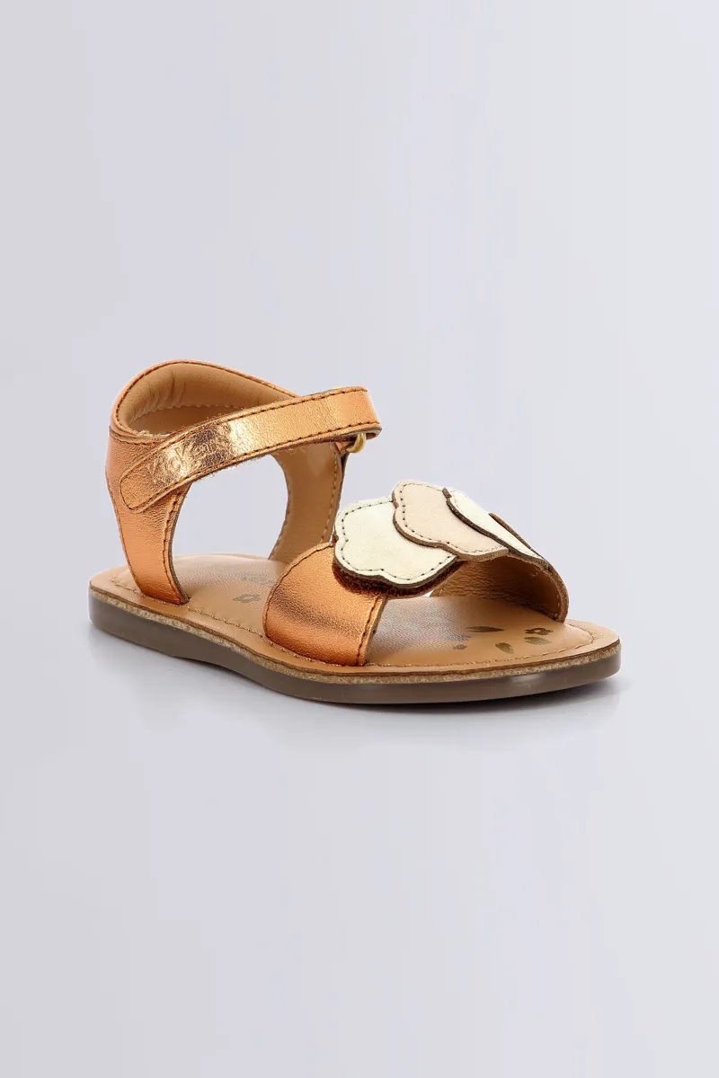 Kickers Sandales-Dyastar Orange (20-23) Cuivre