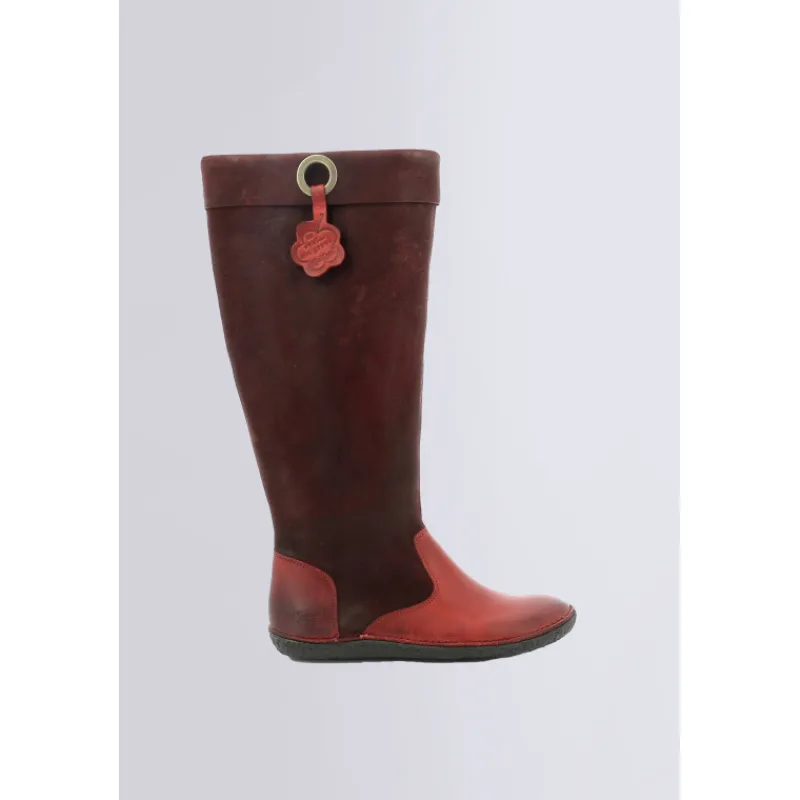 Kickers Boots Et Bottines-Hohigh Rouge Bordeaux