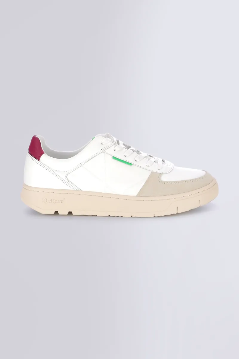 Kickers Baskets|Baskets-Kick Allow Bordeaux Blanc