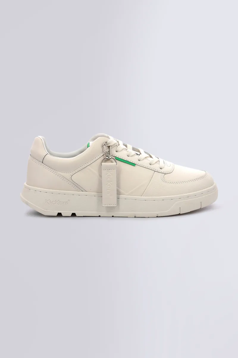 Kickers Baskets|Baskets-Kick Allow cassé Blanc