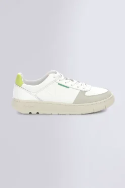 Kickers Baskets|Baskets-Kick Allow Jaune Fluo Blanc
