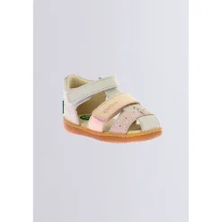 Kickers Sandales|Sandales Et Nu-Pieds-Kick Bazar Rose Beige