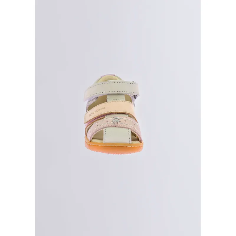 Kickers Sandales|Sandales Et Nu-Pieds-Kick Bazar Rose Beige