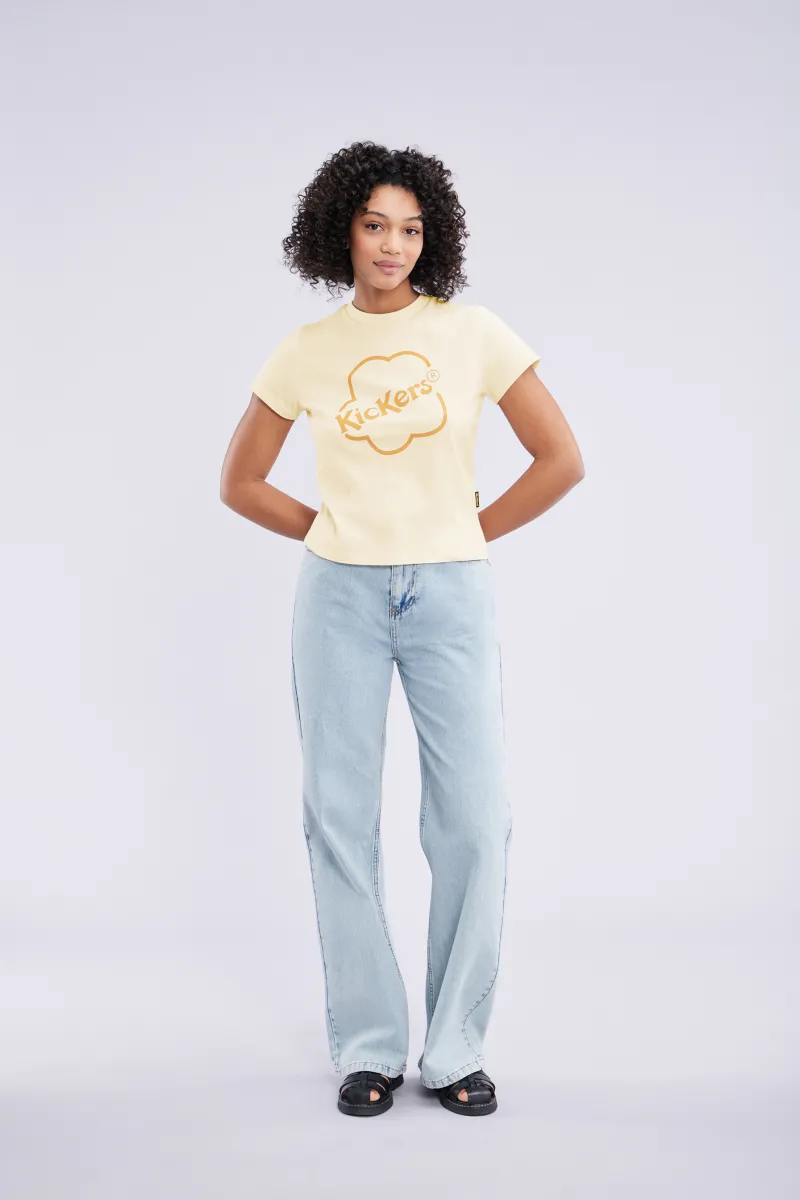 Kickers T-Shirts|T-Shirts-Kick Blur Beige