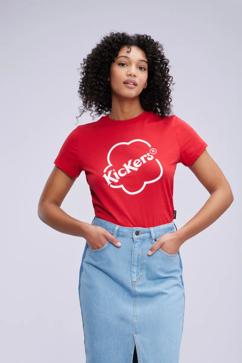 Kickers T-Shirts|T-Shirts-Kick Blur Rouge