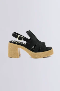 Kickers Sandales Et Nu-Pieds-Kick Charlie Noir