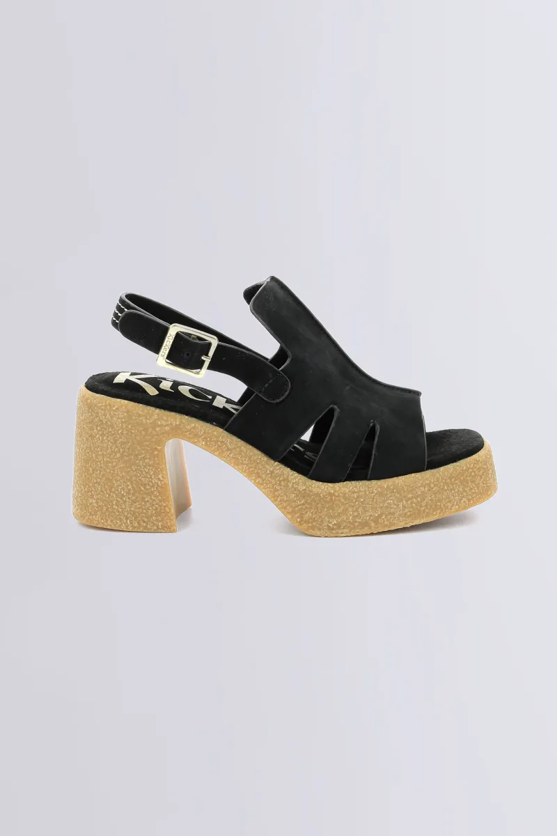 Kickers Sandales Et Nu-Pieds-Kick Charlie Noir