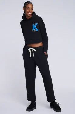Kickers Sweats|Sweats-Kick Crop Noir