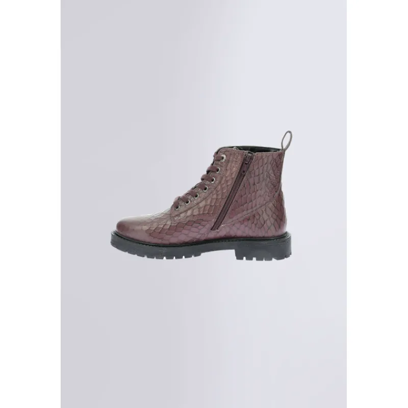 Kickers Boots Et Bottines|Kick Days-Kick Dea Croco Bordeaux