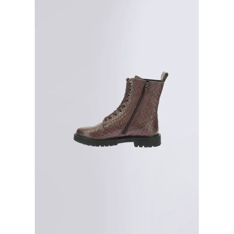 Kickers Kick Days|Boots Et Bottines-Kick Debi Croco Bordeaux