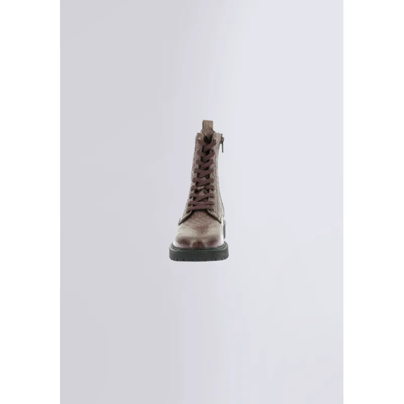 Kickers Kick Days|Boots Et Bottines-Kick Debi Croco Bordeaux