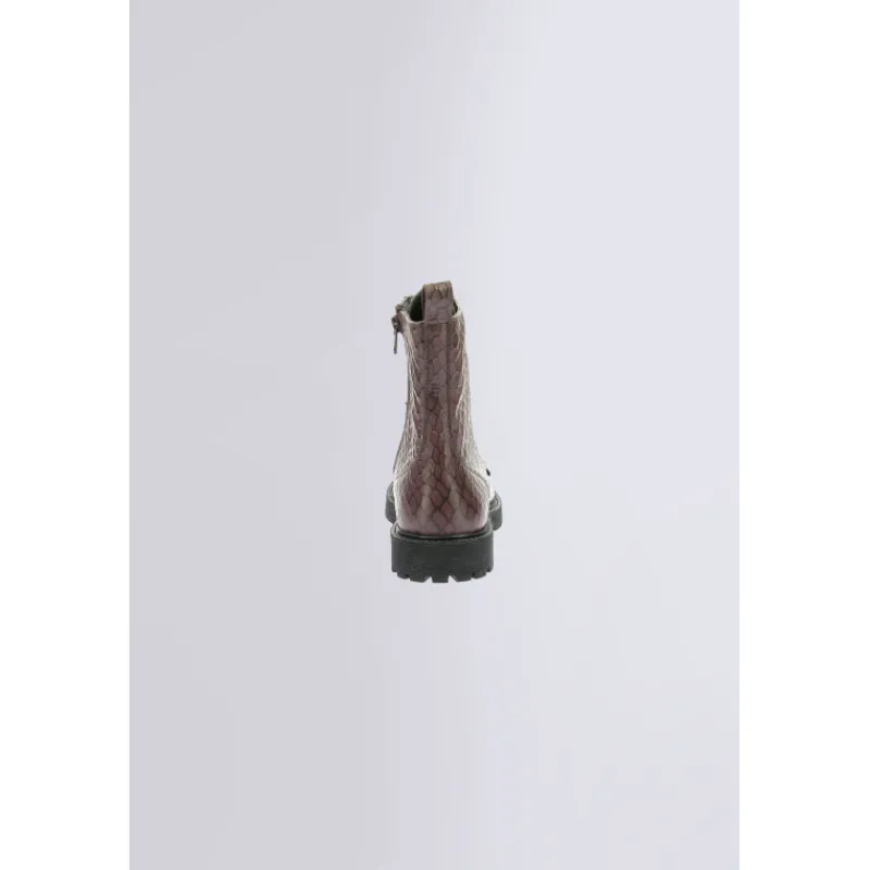 Kickers Kick Days|Boots Et Bottines-Kick Debi Croco Bordeaux