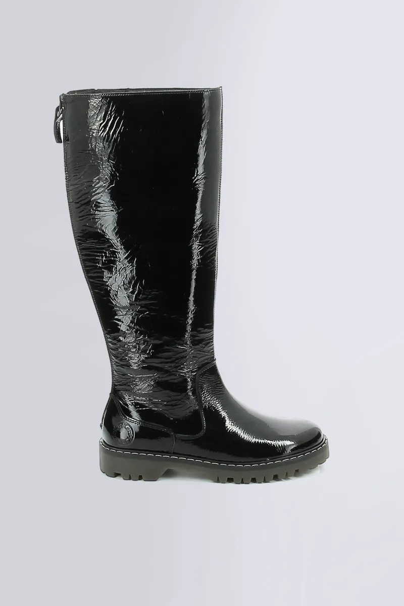 Kickers Boots Et Bottines-Kick Deckboot Vernis Noir