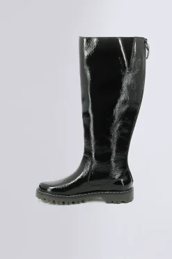 Kickers Boots Et Bottines-Kick Deckboot Vernis Noir