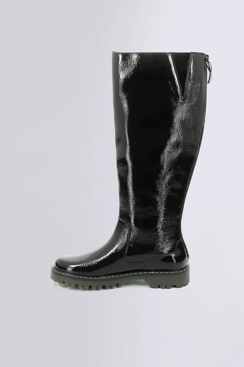 Kickers Boots Et Bottines-Kick Deckboot Vernis Noir