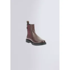 Kickers Kick Days|Boots Et Bottines-Kick Deena Croco Bordeaux