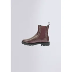 Kickers Kick Days|Boots Et Bottines-Kick Deena Croco Bordeaux