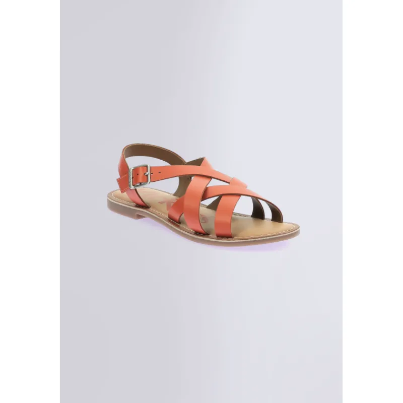 Kickers Sandales Et Nu-Pieds-Kick Diana Orange