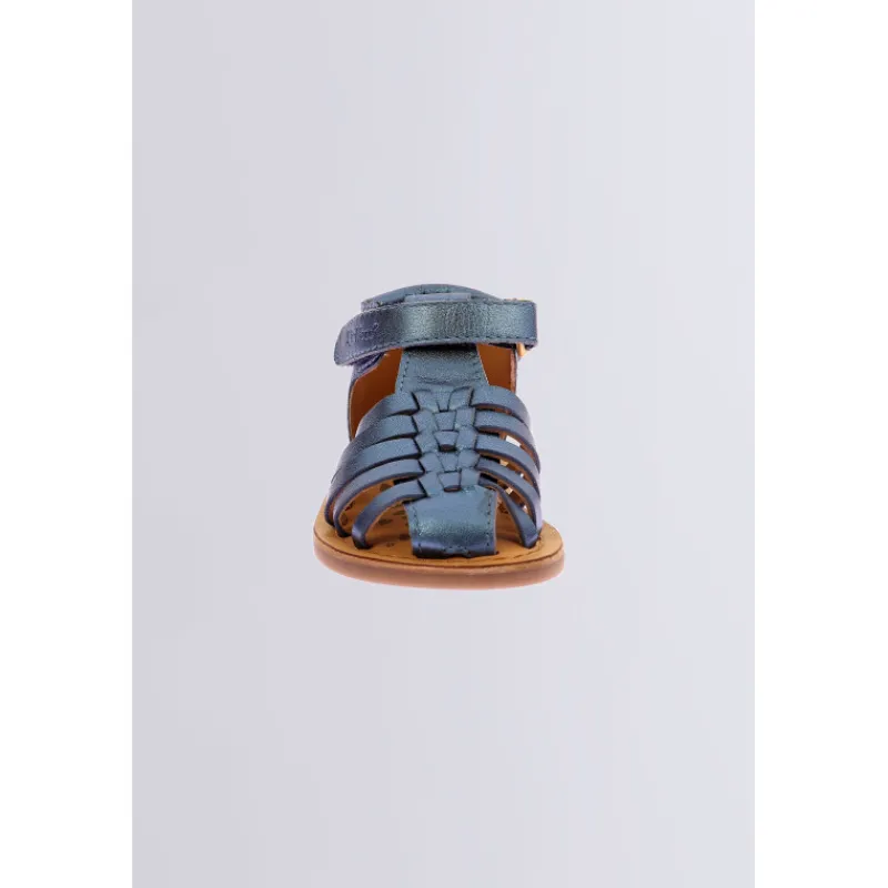 Kickers Sandales|Sandales Et Nu-Pieds-Kick Dilola Irisé Bleu