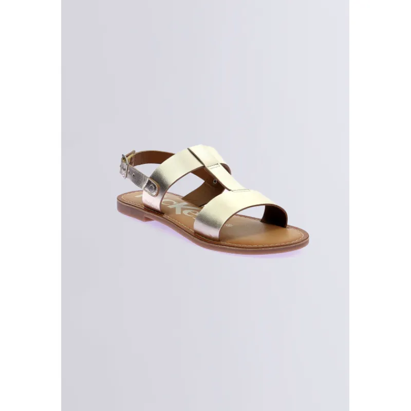 Kickers Sandales Et Nu-Pieds-Kick Dines Or