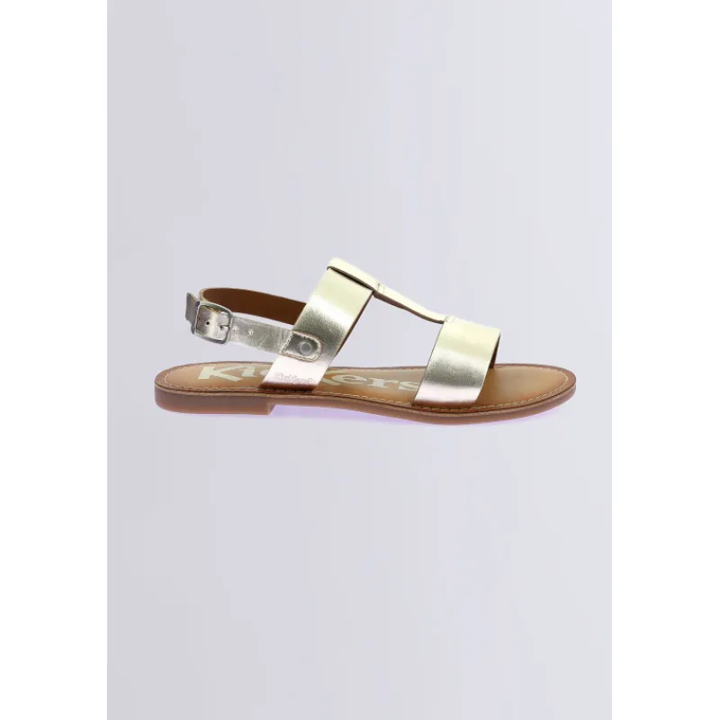 Kickers Sandales Et Nu-Pieds-Kick Dines Or