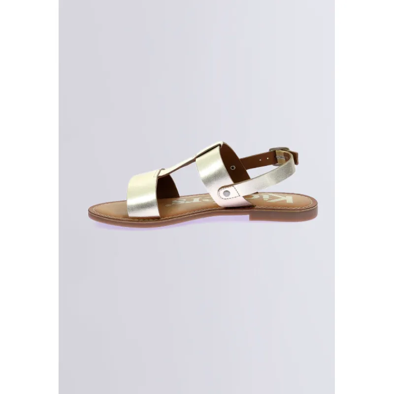 Kickers Sandales Et Nu-Pieds-Kick Dines Or