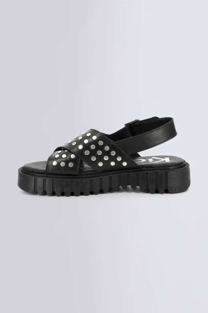 Kickers Sandales Et Nu-Pieds-Kick Fact Noir