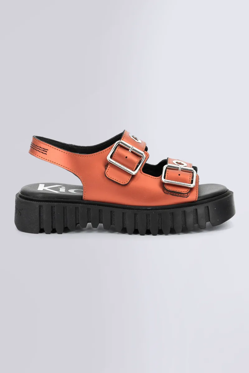 Kickers Sandales Et Nu-Pieds-Kick Falk Cuivre