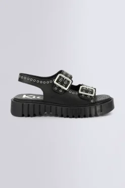 Kickers Sandales Et Nu-Pieds-Kick Falk Noir