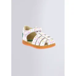 Kickers Sandales|Sandales Et Nu-Pieds-Kick Flo Imprimé Blanc