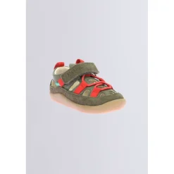Kickers Sandales|Sandales-Kick Frony Kaki