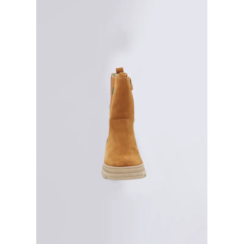 Kickers Bottines|Kick Days Fille-Kick Goz Camel