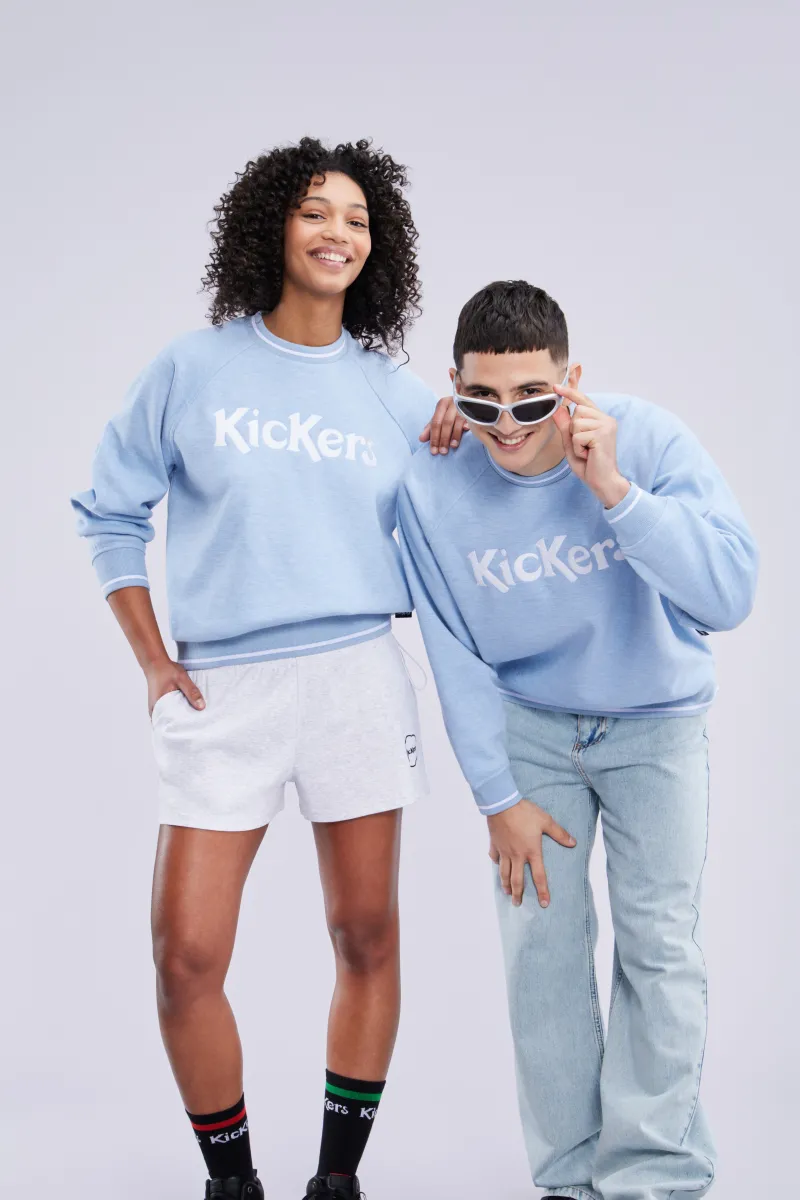 Kickers Sweats-Kick Graft clair Bleu