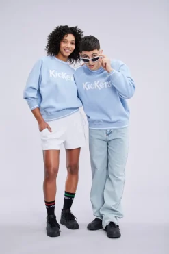 Kickers Sweats-Kick Graft clair Bleu