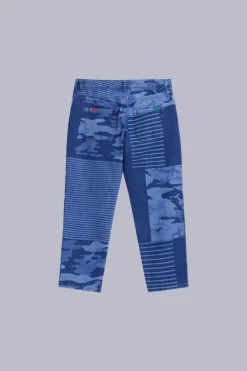 Kickers Pantalons|Pantalons-Kick Jean Camouflage Bleu