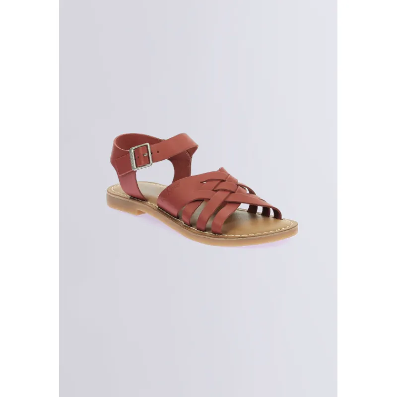 Kickers Sandales Et Nu-Pieds-Kick Ladora Terracotta Rouge