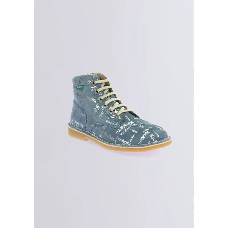 Kickers Kick Days|Iconiques-Kick Legend imprimé Bleu